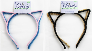 Goody Cat Ear Headbands, 2 Cts